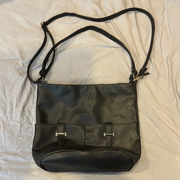 Dolce Vita Black Shoulder Bag - Picture 1 of 5